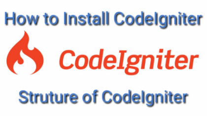 How to install codeigniter on wamp | Structure of codeigniter