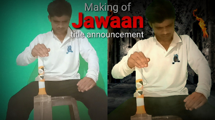 Making of Jawaan title announcement spoof video
