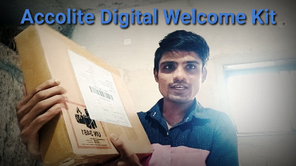 Unboxing of Accolite Digital welcome kit 2021