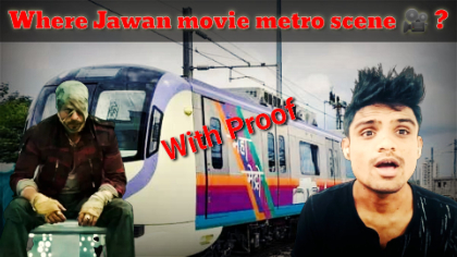 Where jawan metro scene shooted