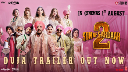 Son Of Sardaar 2 – Duja Official Trailer | Ajay Devgn & Mrunal Thakur | 1st August